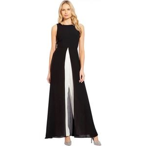 Adrianna Papell Jumpsuit With Skirt Overlay Women 0 Long Formal Sleeveles NWT